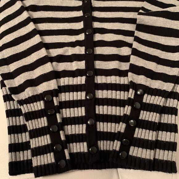 Jessica Ash Striped Long Sleeve Cropped Size XS - Picture 9 of 9